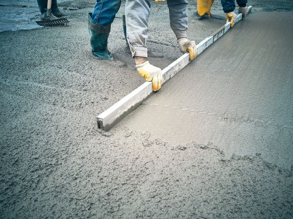 Cement Slab Installation in Fort Mill