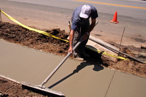 Sidewalk Cementing in Fort Mill