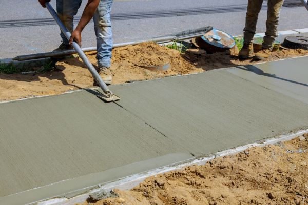 Cement Pathway Installation in Fort Mill