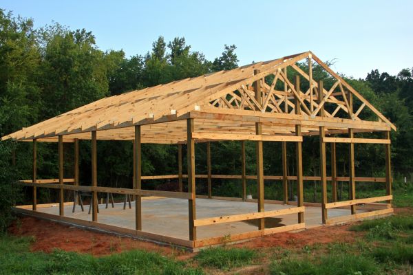 Barn Pad Installation in Fort Mill